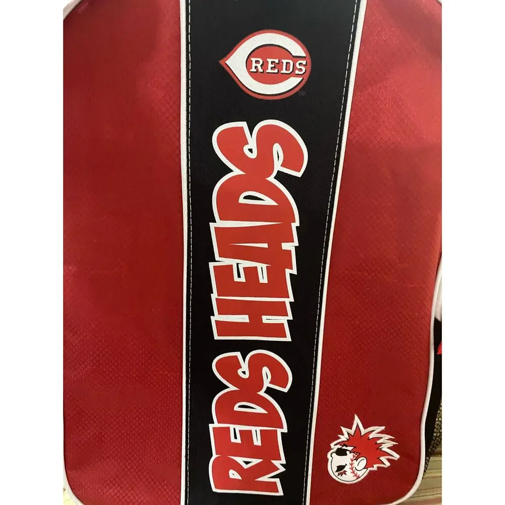 Red Heads Cincinnati Reds Backpack Side Pockets Full Size